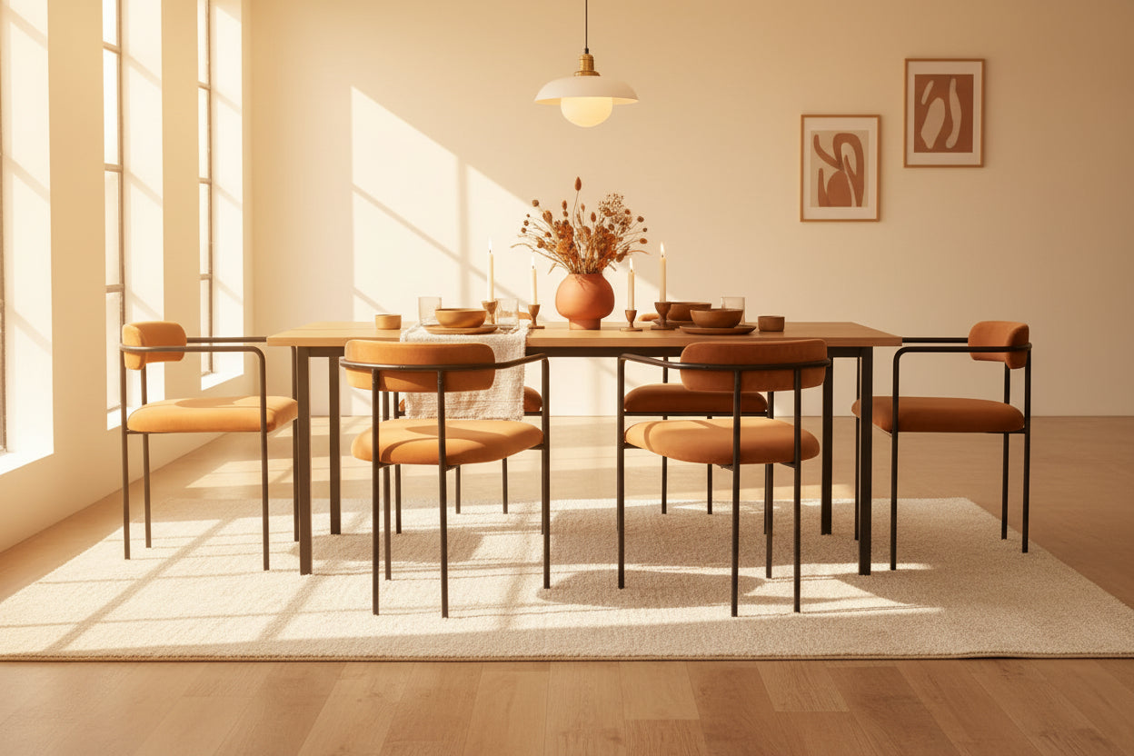 Chaise de salle à manger tapissée - Velours - Garne Laviecasa FVCB56875